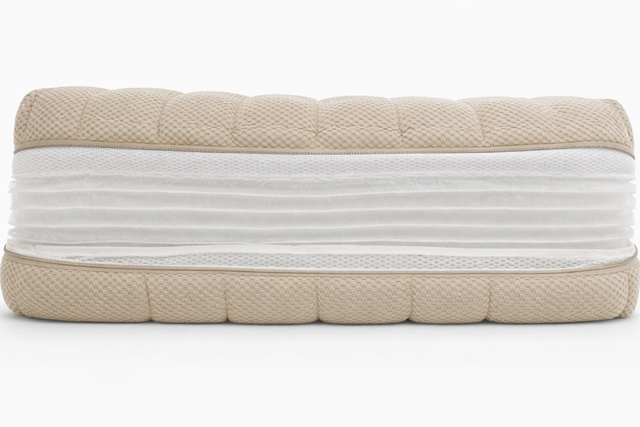 Beige cover — side profile