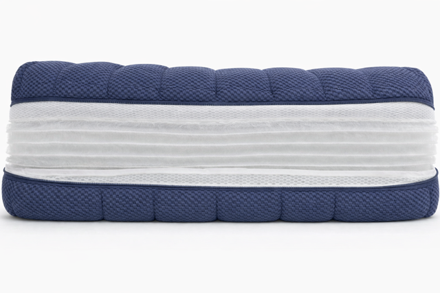 Navy cover — side profile