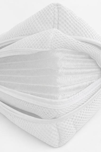 Mattress open view — white